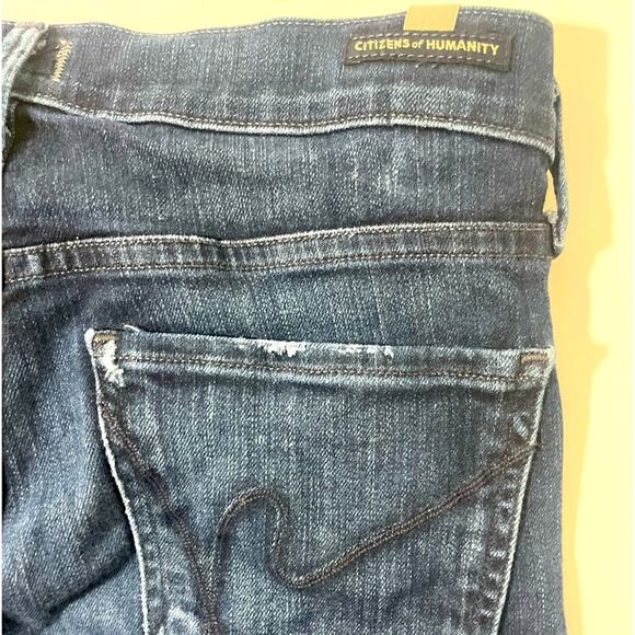 Citizens of Humanity Women’s Jeans Sz 28 CofH Distressed Dark Skinny Sz 6 - Picture 7 of 13